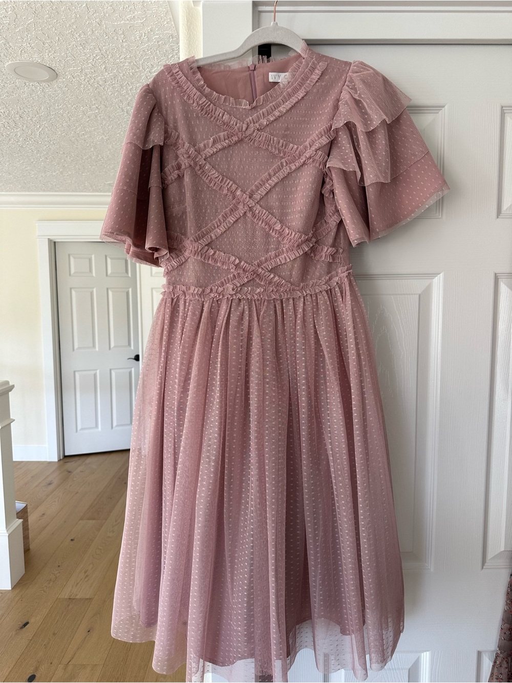 Ivy City Co Dusty Rose Midi Dress